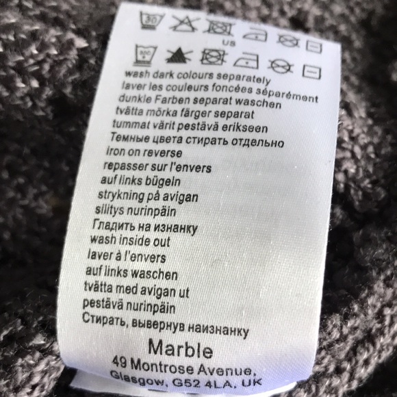 Marble sweater two toned grey - Picture 9 of 11